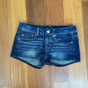 American Eagle Low-Rise Denim Shorts, Size 4